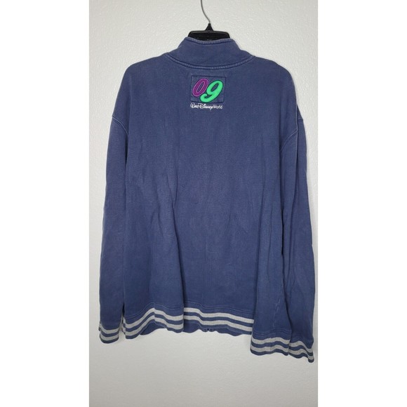 Walt‎ Disney World Resort Sweatshirt Size 2XL 2009 Mickey Mouse Blue Fleece - Picture 7 of 13